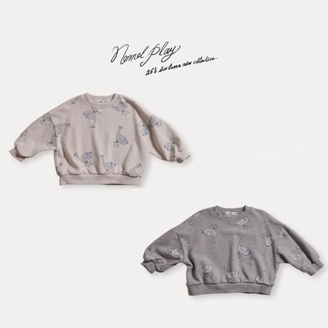 normalplay/58. normal full_print man-to-man 12M-L