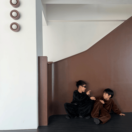 hibuddy/45. choco man-to-man S-XL