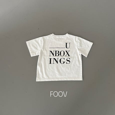 foov/35. lettering T-shirt JS-JM