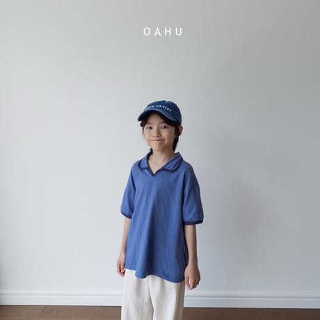 oahu/14. brick collar T-shirt JS-JXL