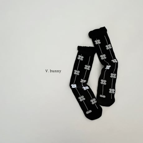 vbunny/25. flower socks set FREE(32CM)