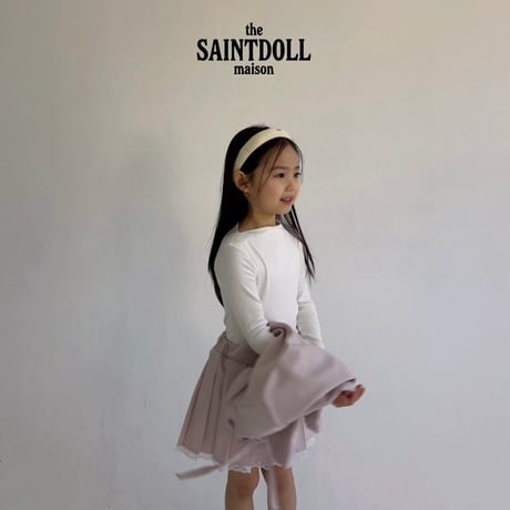 saintdoll/6. lapping boat neck T-shirt XL-JM