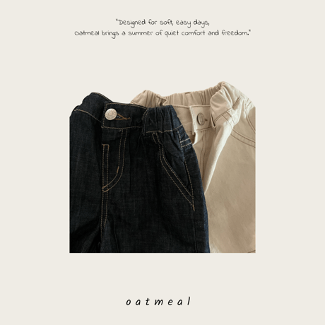 oatmeal/12. every day half pants XS-XL