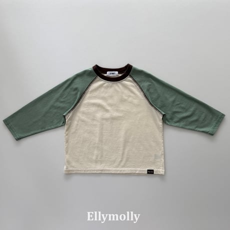 ellymolly/134. color Block reglan T-shirt 13-19