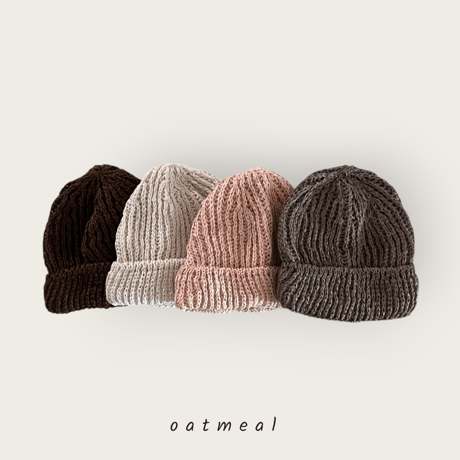 oatmeal/2. linen beanie FREE