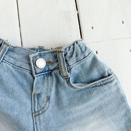 ellymolly/254. denim flap pocket pants 5-11