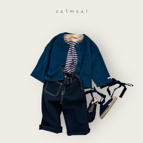 oatmeal/7. kids pocket pants XS-XL