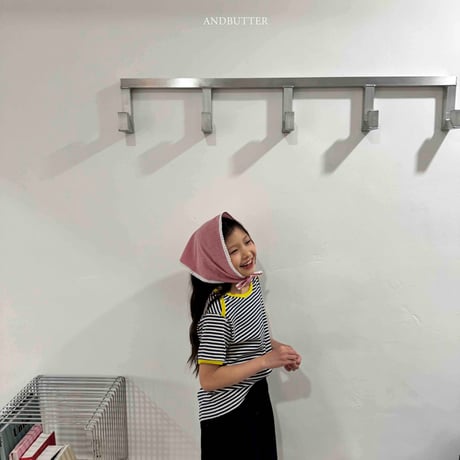 andbutter/16. Boat neck mix Tee JS-JM