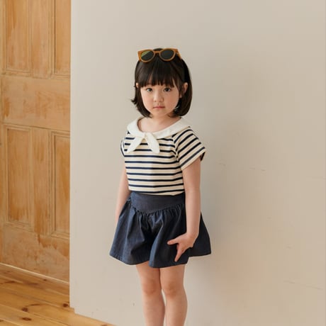 monatelier/16. sailer ribbon T-shirt S-2XL