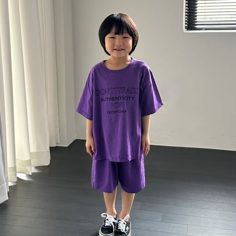 foov/21. lettering half pants JS-JM