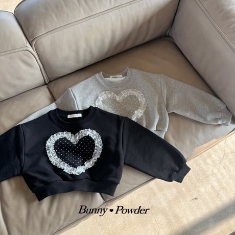 bunnypowder/54. heart man-to-man 2XL-4XL