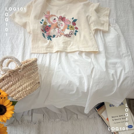 log101/62. rabbit T-shirt JS-JM