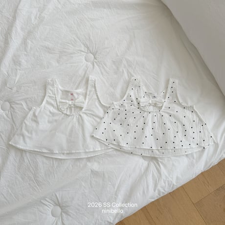 ninibello/186. bubble sleeveless blouse 12M-18M