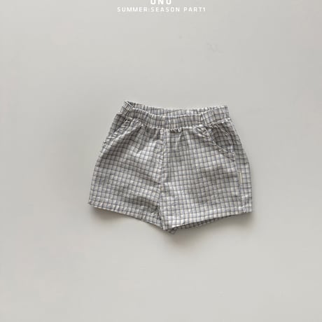 onu/44. check half pants XS-XL