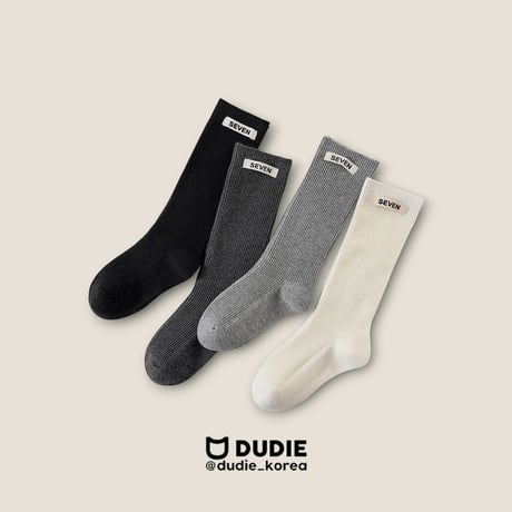 dudie/39. seven four knee socks S(120-150)-XL(210-230)