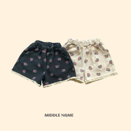 middlename/8. vintage flower waffle pants JS-JM
