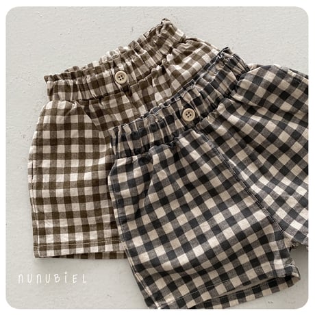 nunubiel/50. checkerboard pants XS-XL