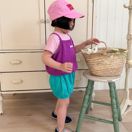 tinyhiker/11. peach soda banding sleeveless XS-XL