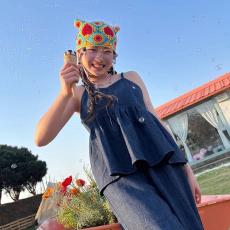 matilda/175. denim fril bustier 5-13