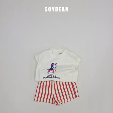 soybean/180. plan ) Penguin vacance updown set XS-XL