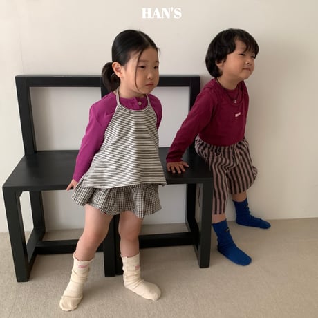 hans/63. cherry embroidery pumpkin skirt XS-XL