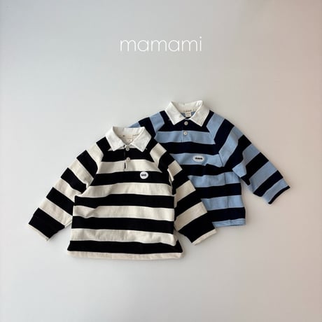 mamami/29. day rugby collar T-shirt JS-JL