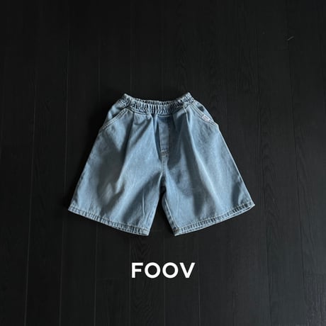 foov/41. denim half pants S-XL