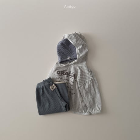 amigo/28. waffle pants XS-XL