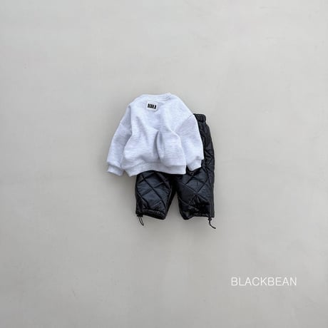 blackbean/32. penut man-to-man S-XL