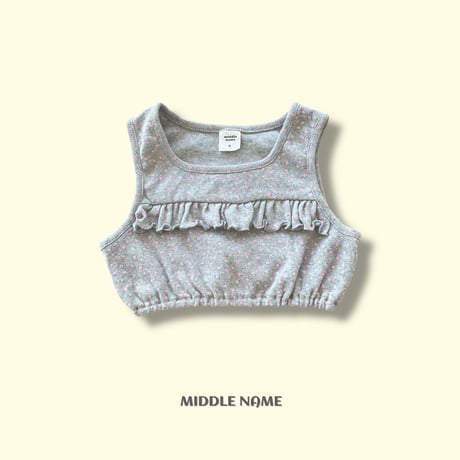 middlename/6. flower fril bustier S(S-M)-L(JS-JM)