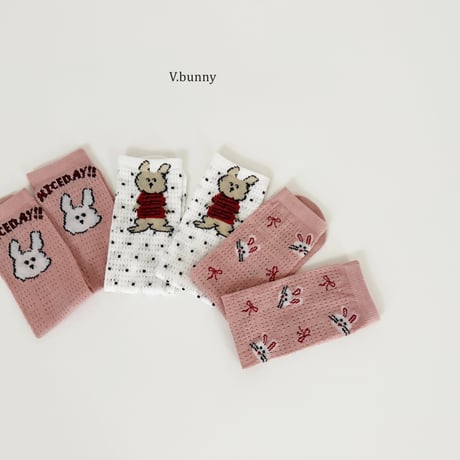 vbunny/49. kongkong bunny socks set FREE