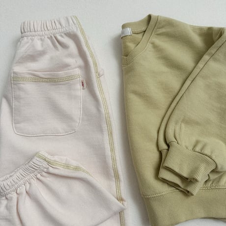 minirobe/16.  Low V-Neck Sweatshirt  S-XL
