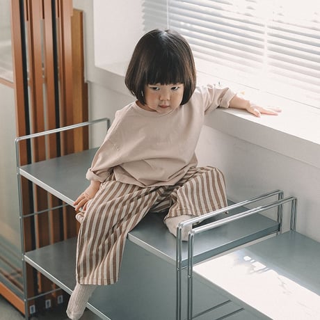melmel/27. Striped wide pants XXS-XL