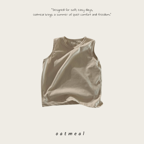 oatmeal/24. bello sleeveless XS-XL