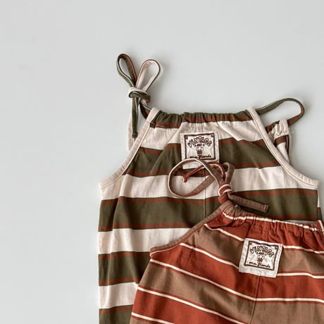 onu/10. string overalls BABY(12M)-S(3-4Y)