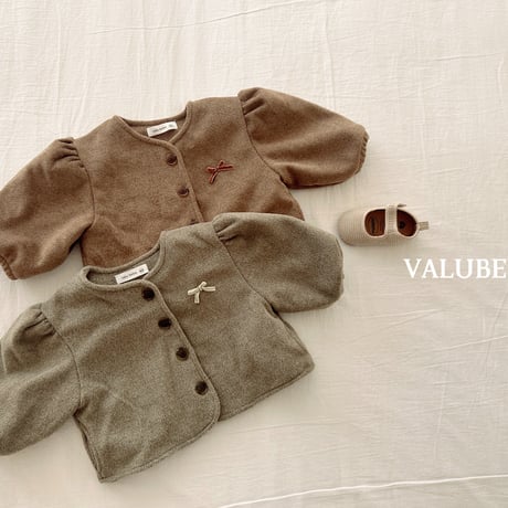 valubebe/95. ribbon puff mojik jacket 6M-S