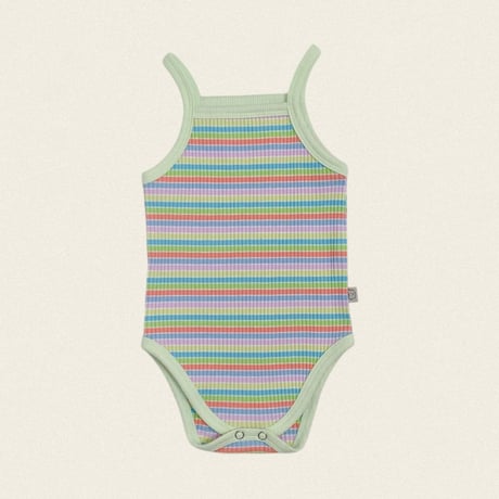 oottbebe/88. rainbow suit sleeveless S(0-6M)-M(6-12M)