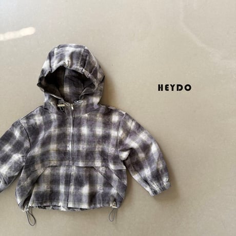 heydo/88. vintage check windbreaker JS-JL