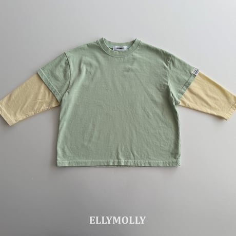 ellymolly/36. kaka two color T-shirt 13-19