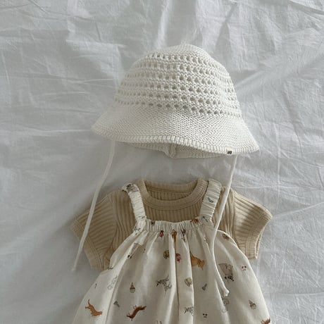 minirobe/27.  Puppy Pattern Overalls  S-XL