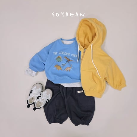 soybean/73. loose fit hood zipup XS-XL