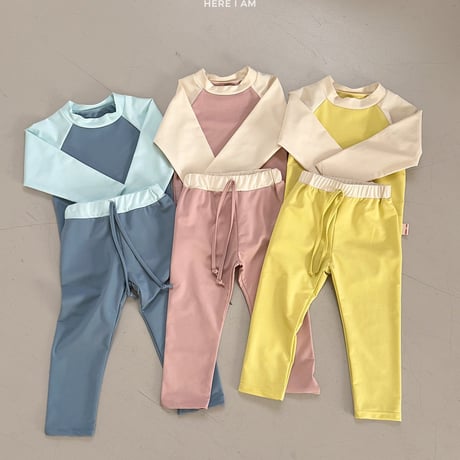 hereiam/26. bunny rashguard set S-XL