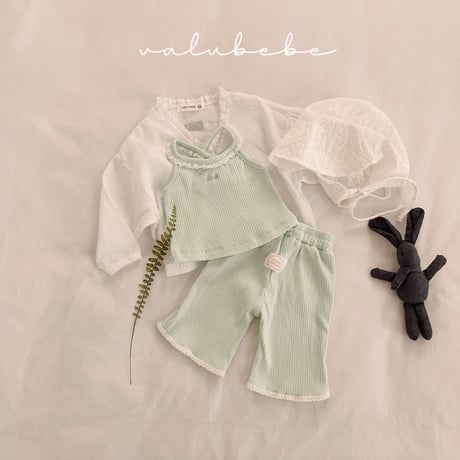 valubebe/59. cucumber lace top 6M-S