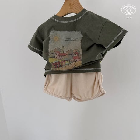 gou/158. B- print T-shirt 2(6-12M)-3(12-18M)