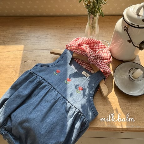 milkbalm/7. tulip denim suit XS(-6M)-M(12M-18M)