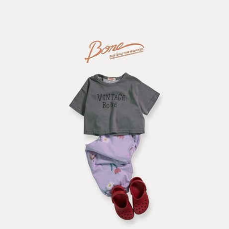 boneoune/118. flower jogger pants XS-XL