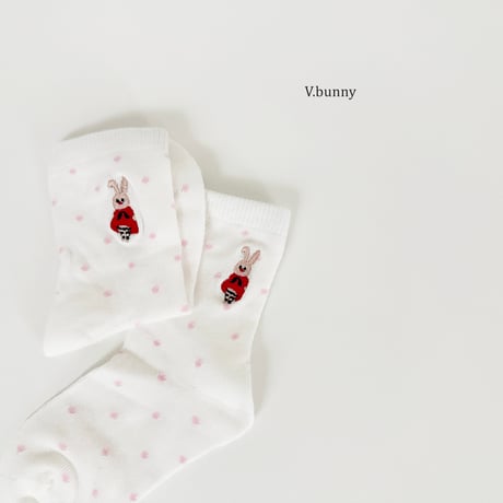 vbunny/74. red socks set M(130-150)-XL(180-210)