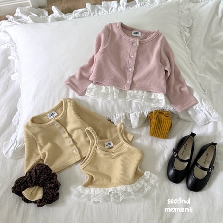 secondmoment/46. smoothy set cardigan XS-XL