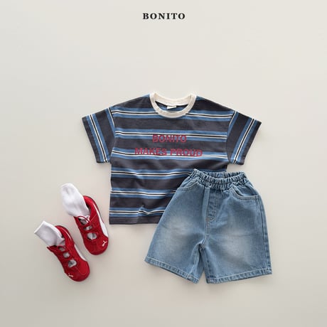bonito/39. Proud Stripe T-shirt? JS-JM