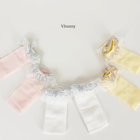 vbunny/95. flo socks set FREE(30CM)